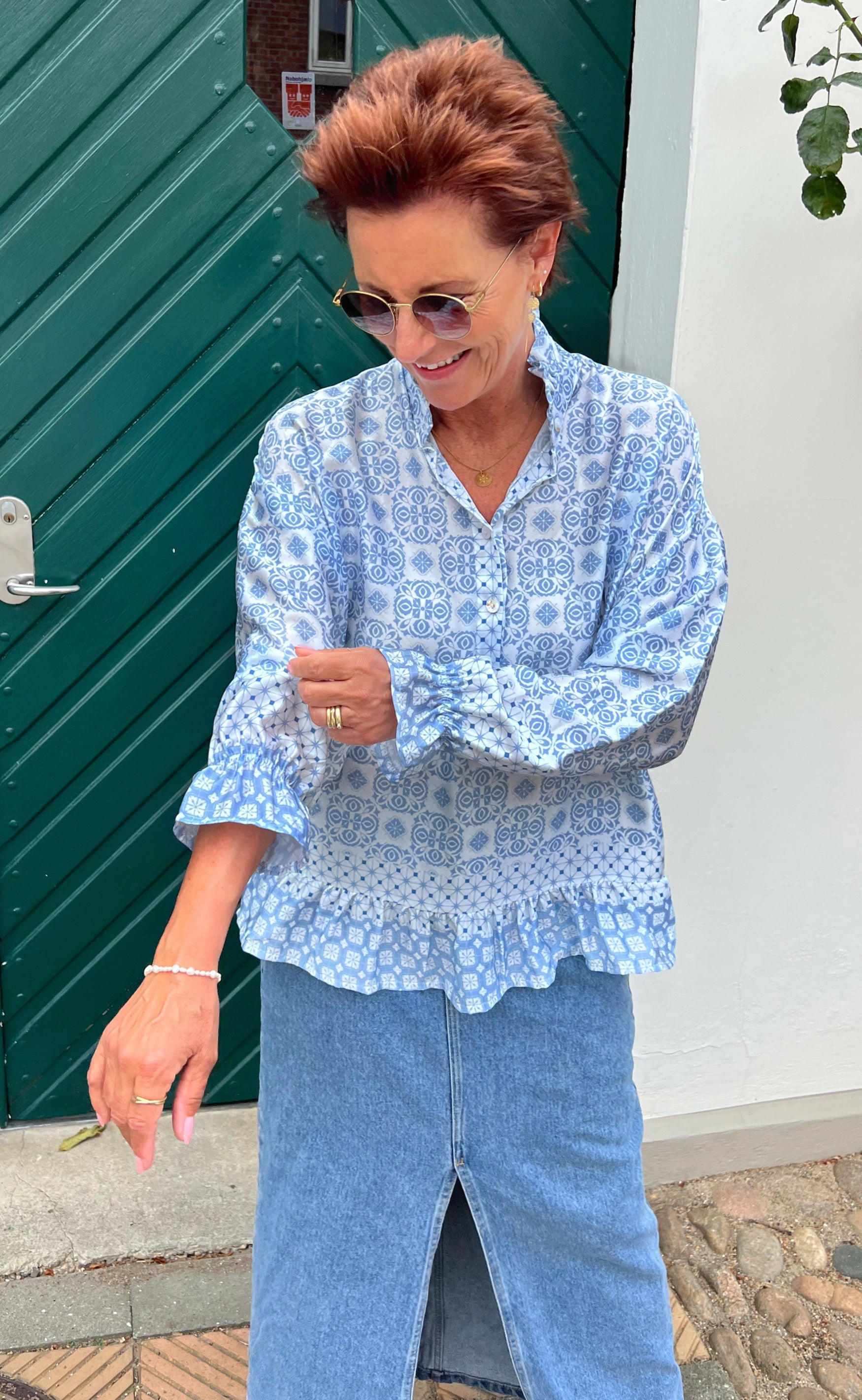 Marta Du Chateau Bluse - 5846 - Jeans