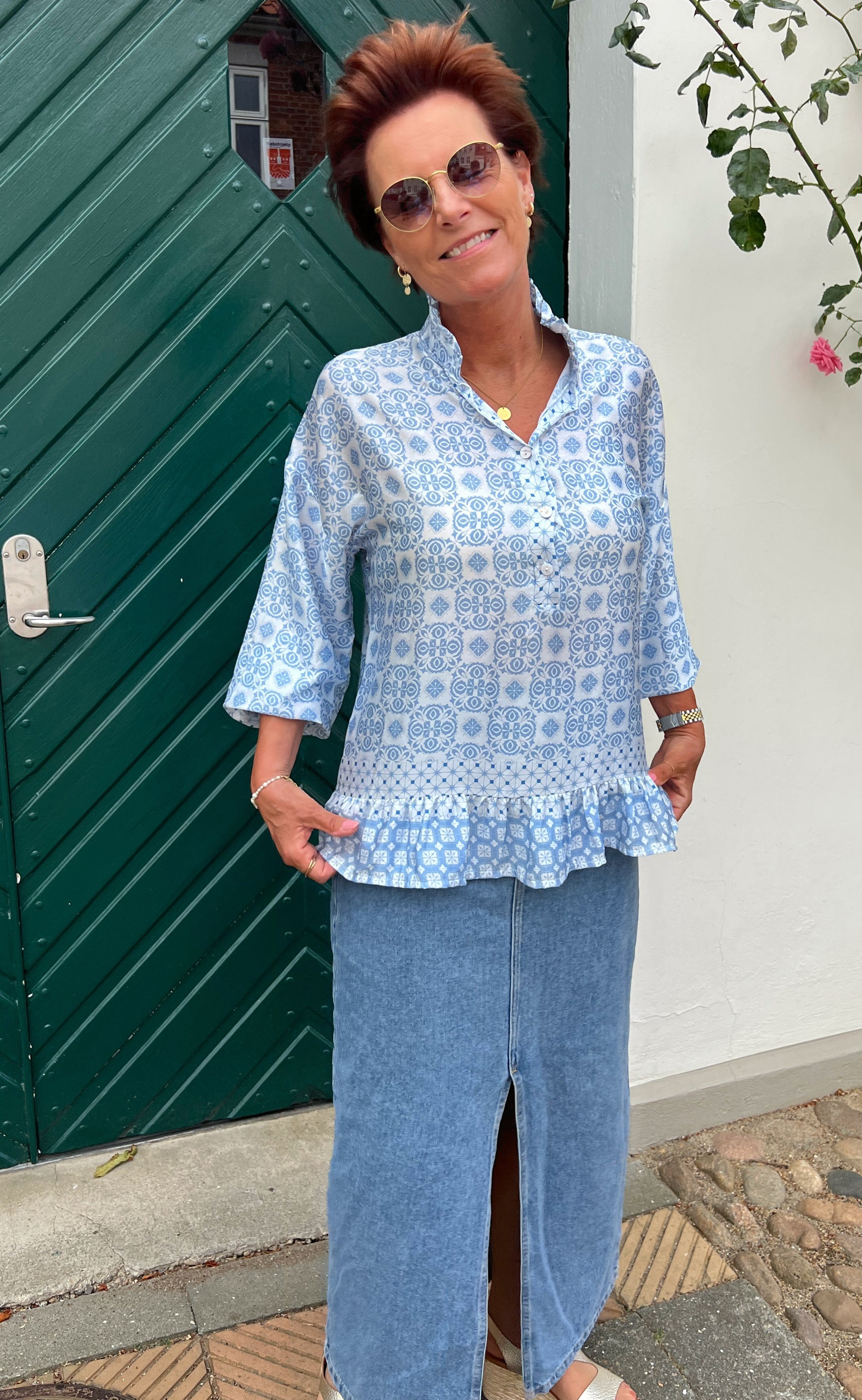 Marta Du Chateau Bluse - 5846 - Jeans
