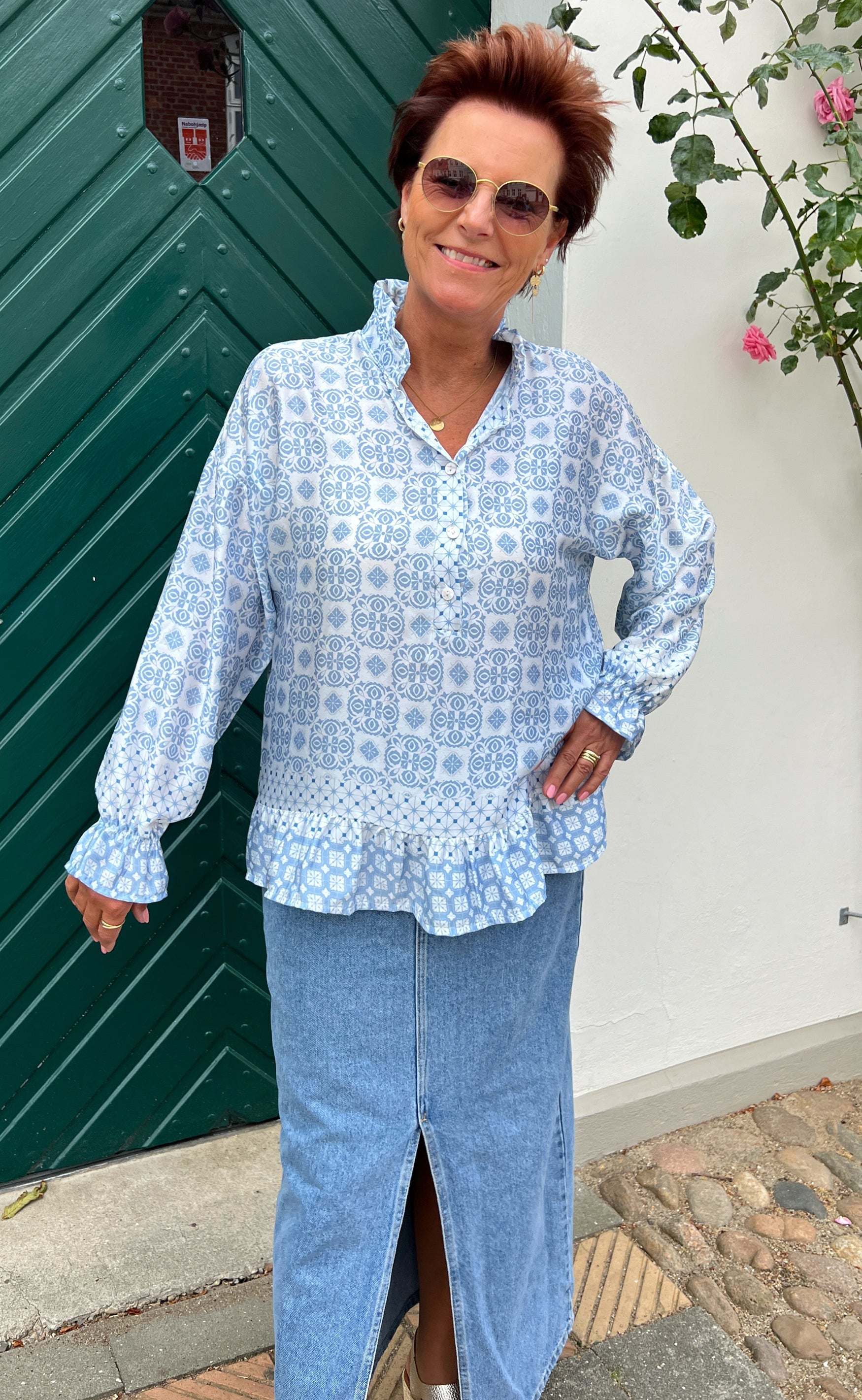 Marta Du Chateau Bluse - 5846 - Jeans