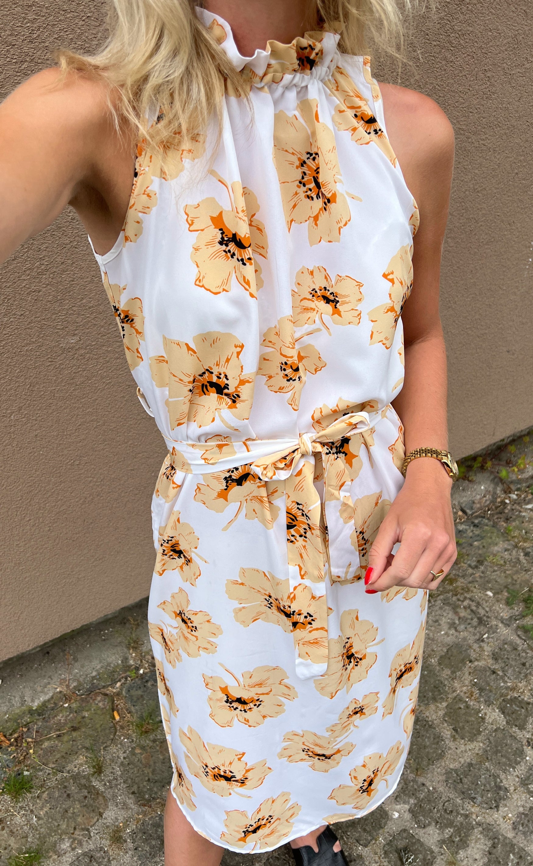 INA Copenhagen Kjole - Ellen - Sun Flower