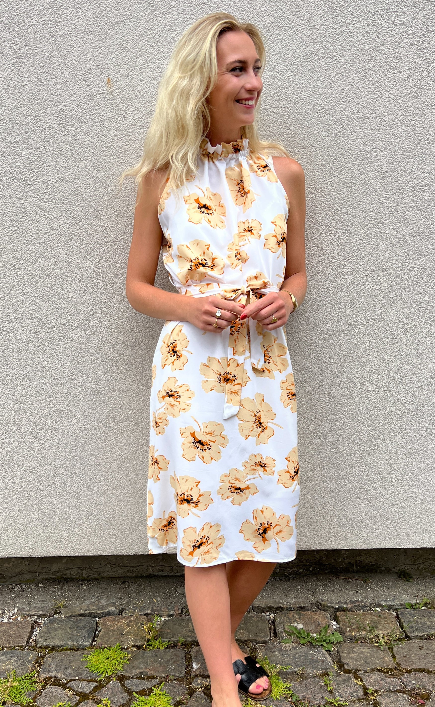 INA Copenhagen Kjole - Ellen - Sun Flower