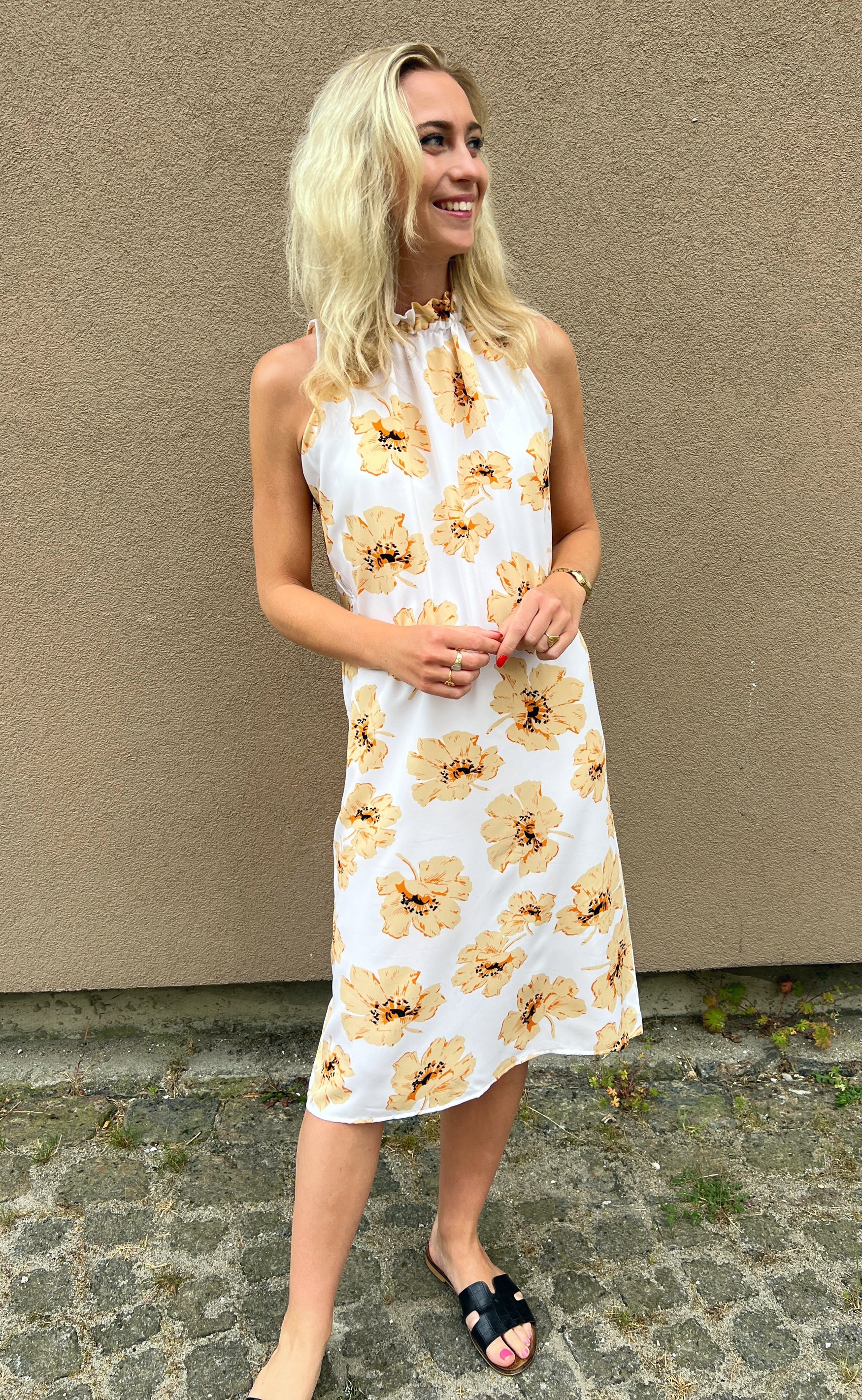 INA Copenhagen Kjole - Ellen - Sun Flower