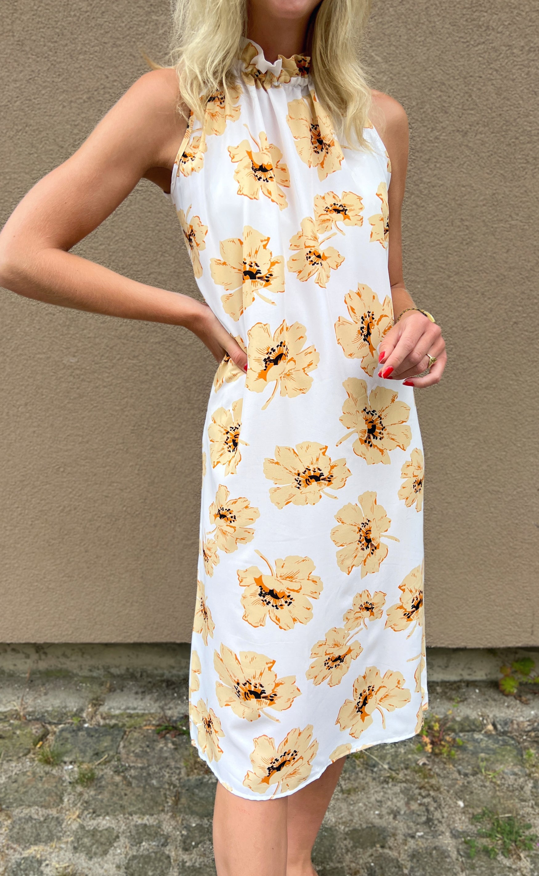 INA Copenhagen Kjole - Ellen - Sun Flower