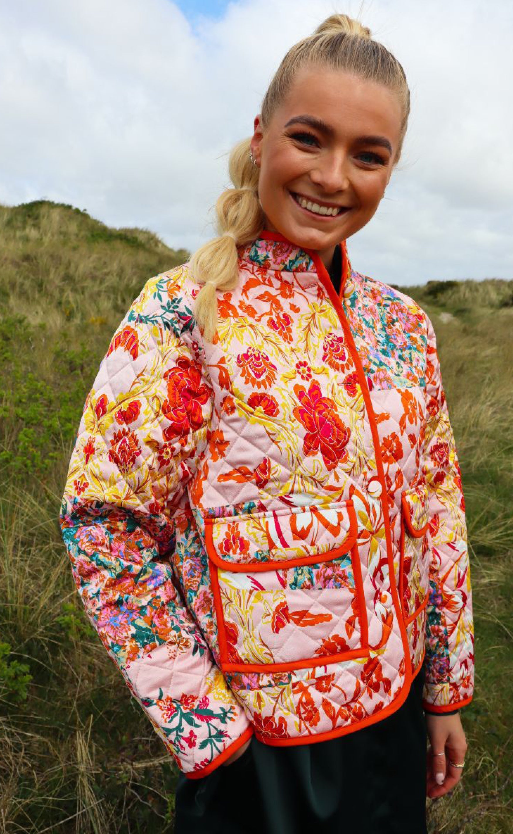 Liberte Jakke - Mimi - Orange Mix