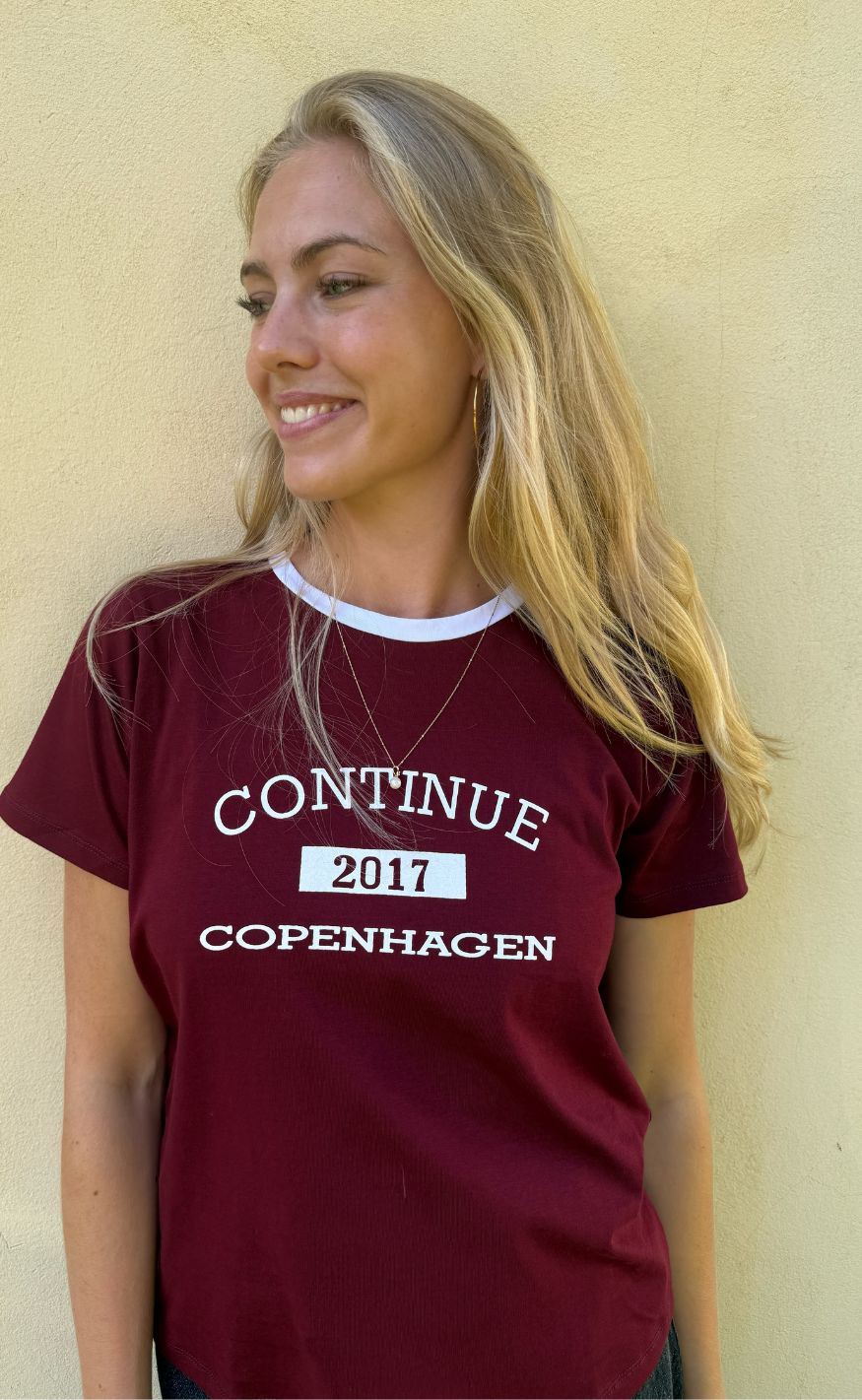Continue T-shirt - Dea - Bordaux