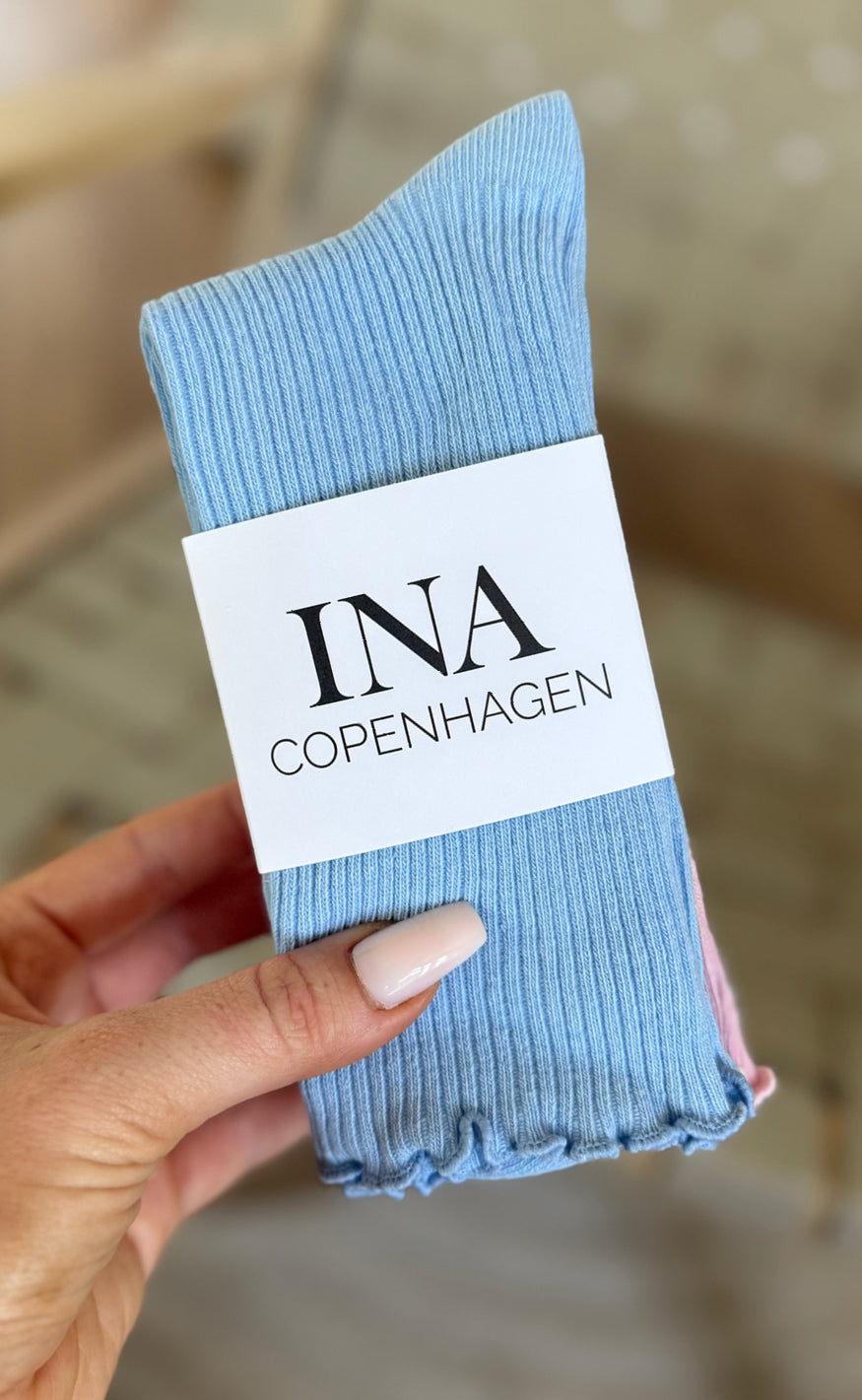 INA Copenhagen Strømper - Sally - Pastel