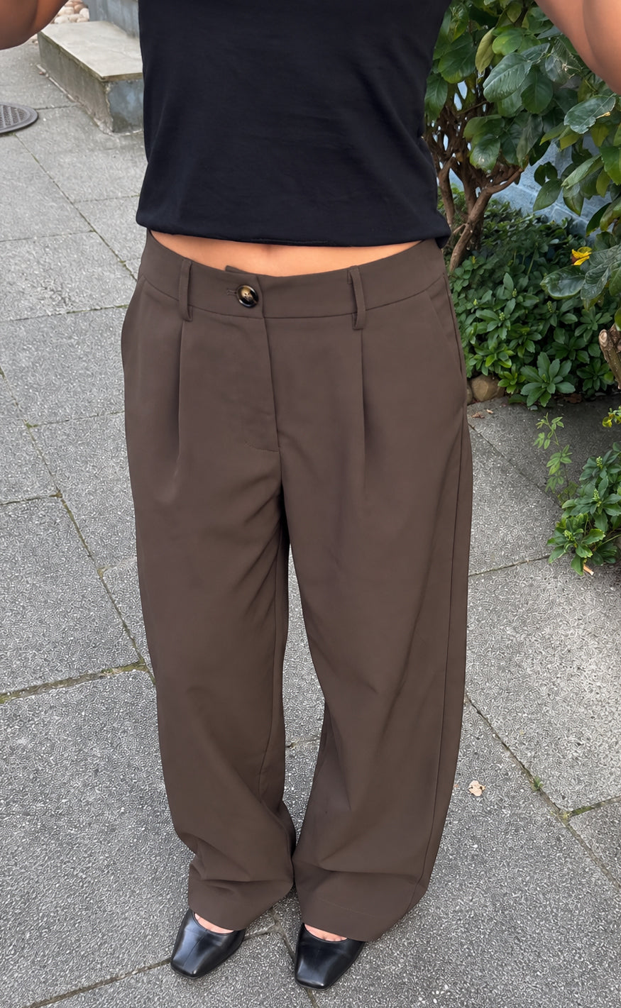 Say INA Copenhagen Bukser - Sanna - Dark Brown