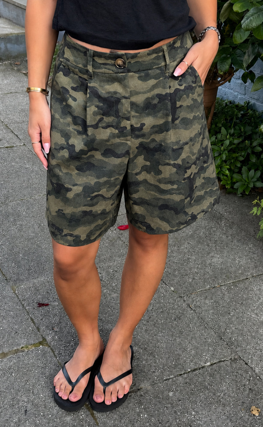 Say INA Copenhagen Shorts - Sanna - Camouflage