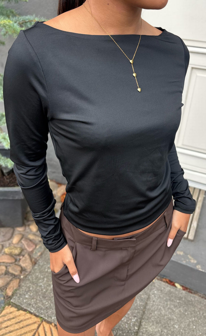 Say INA Copenhagen Bluse - Opal - Black