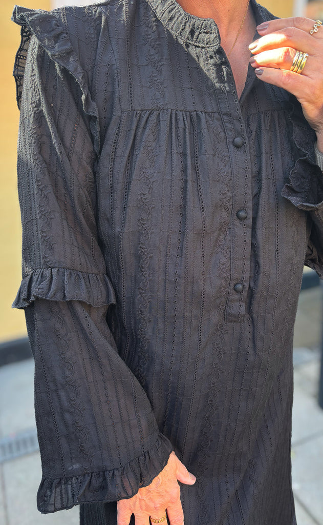 Say INA Copenhagen Kjole - Tania LS - Black