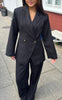 Say INA Copenhagen Blazer - Anne Asymmetrical - Black