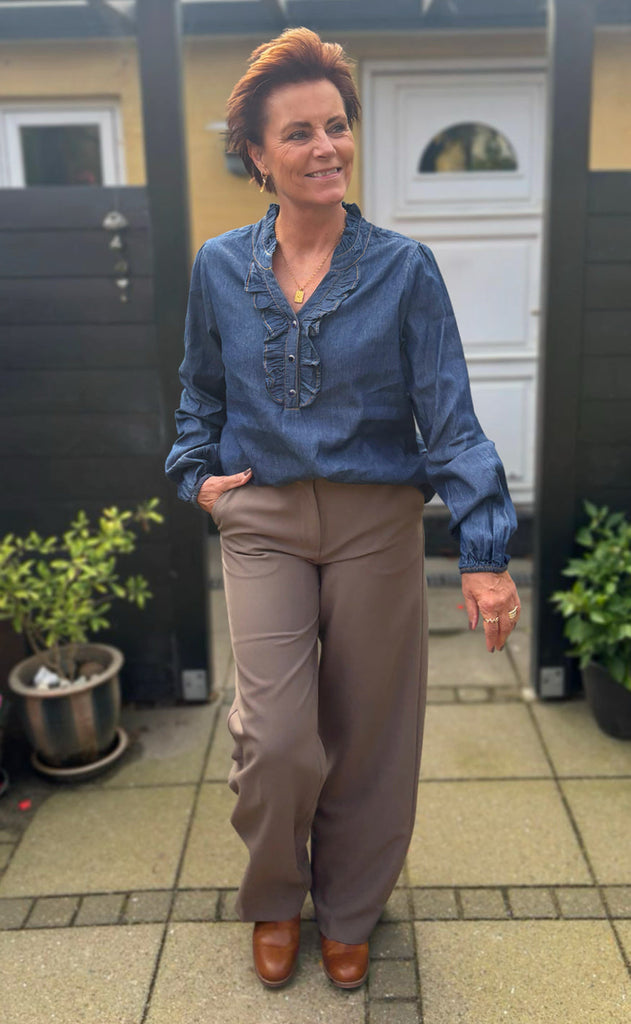 Say INA Copenhagen Bluse - Cami Denim - Denim Blue