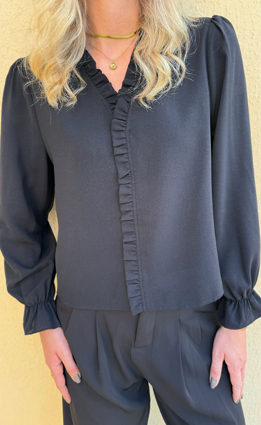 Say INA Copenhagen Bluse - Catja - Black