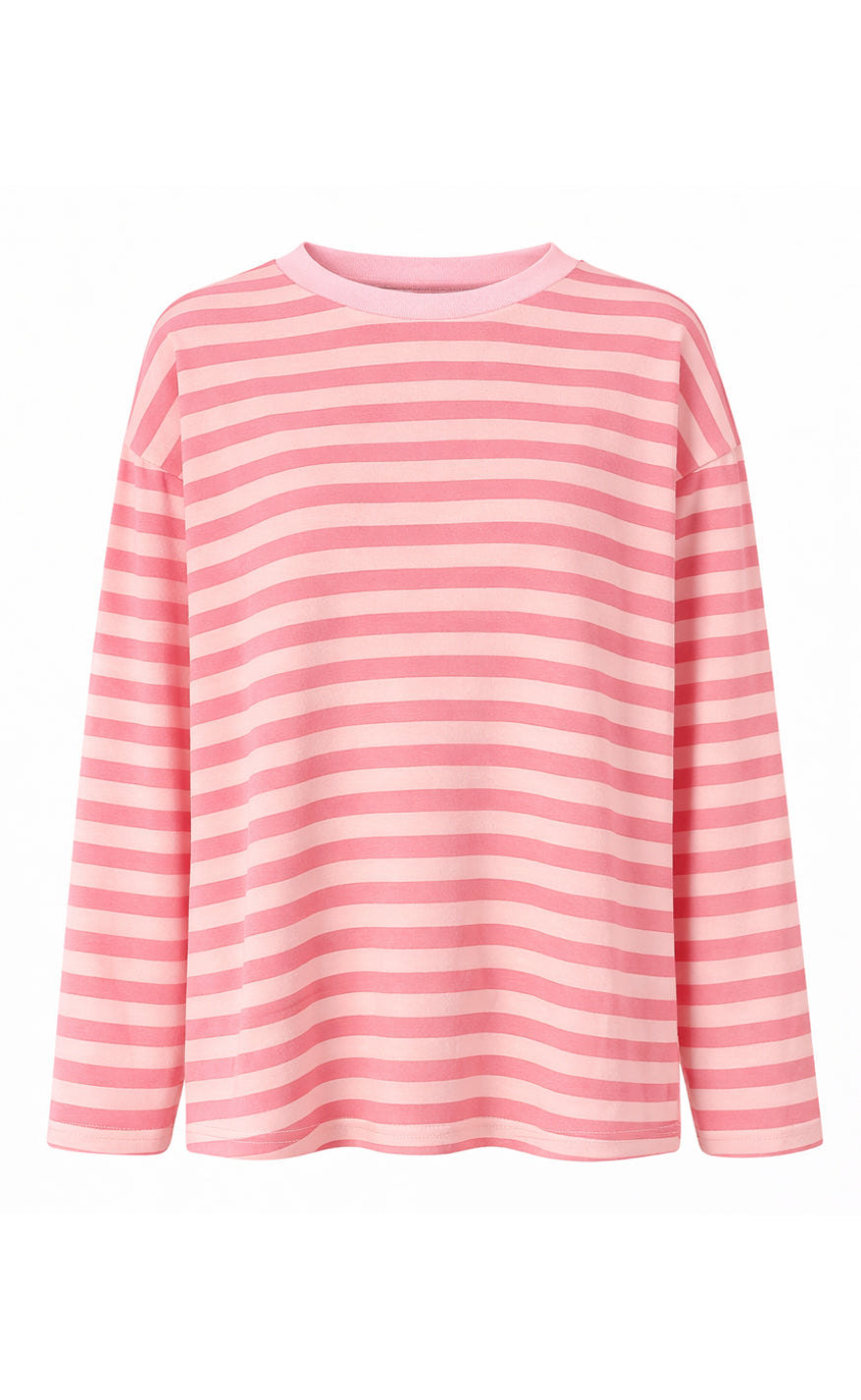 Say INA Copenhagen Bluse - Emilia - Pink Striped