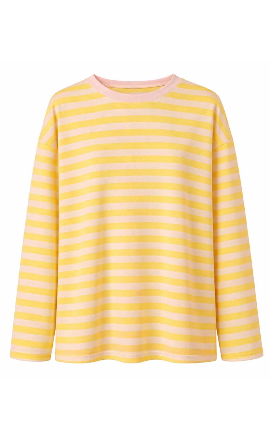 Say INA Copenhagen Bluse - Emilia - Yellow Striped