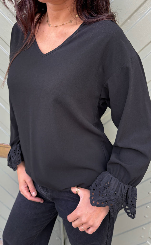 Say INA Copenhagen Bluse - Marika - Black