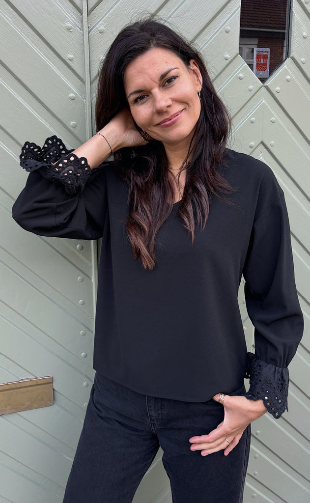 Say INA Copenhagen Bluse - Marika - Black