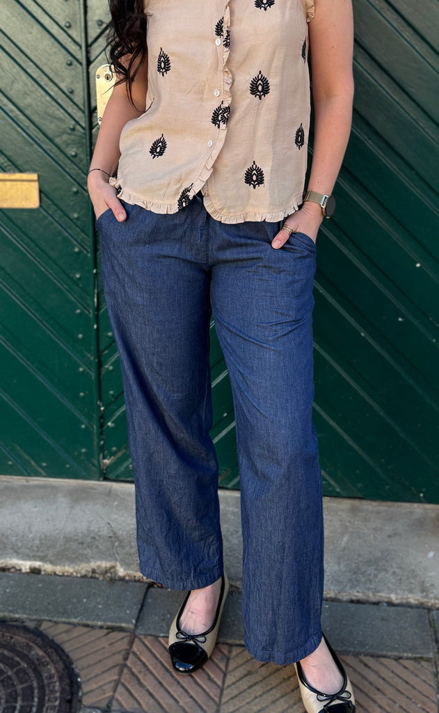 Say INA Copenhagen Bukser - Detia - Denim Blue