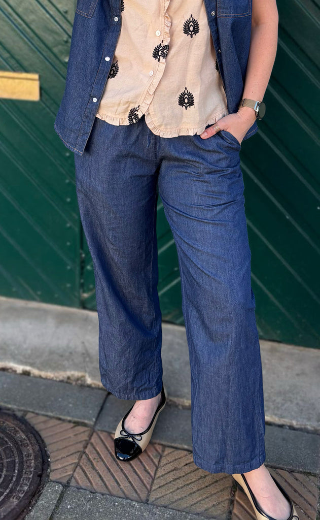 Say INA Copenhagen Bukser - Detia - Denim Blue