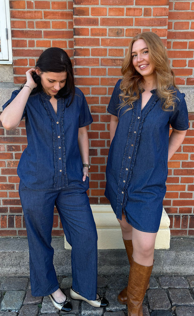 Say INA Copenhagen Bukser - Detia - Denim Blue