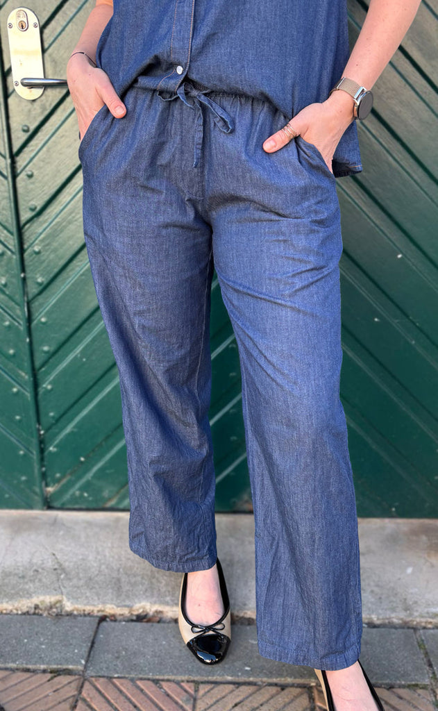 Say INA Copenhagen Bukser - Detia - Denim Blue
