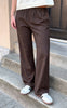 Say INA Copenhagen Bukser - Liva - Dark Brown Pinstripe