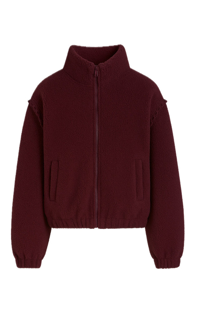 Say INA Copenhagen Fleece Jakke - Fia - Bordeaux