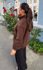 Say INA Copenhagen Fleecejakke - Fia - Brown