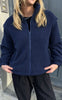 Say INA Copenhagen Fleece Jakke - Fia - Navy Blue