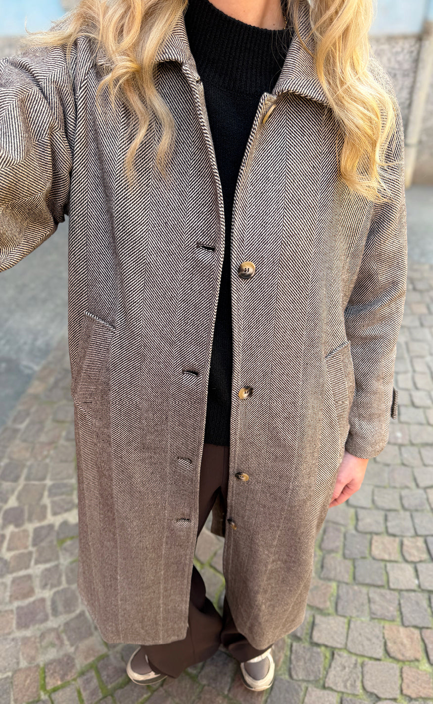 Say INA Copenhagen Kåpe - Vienna - Off White / Brown