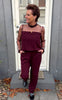Say INA Copenhagen Jumpsuit / Buksedrakt - Trisha - Bordeaux
