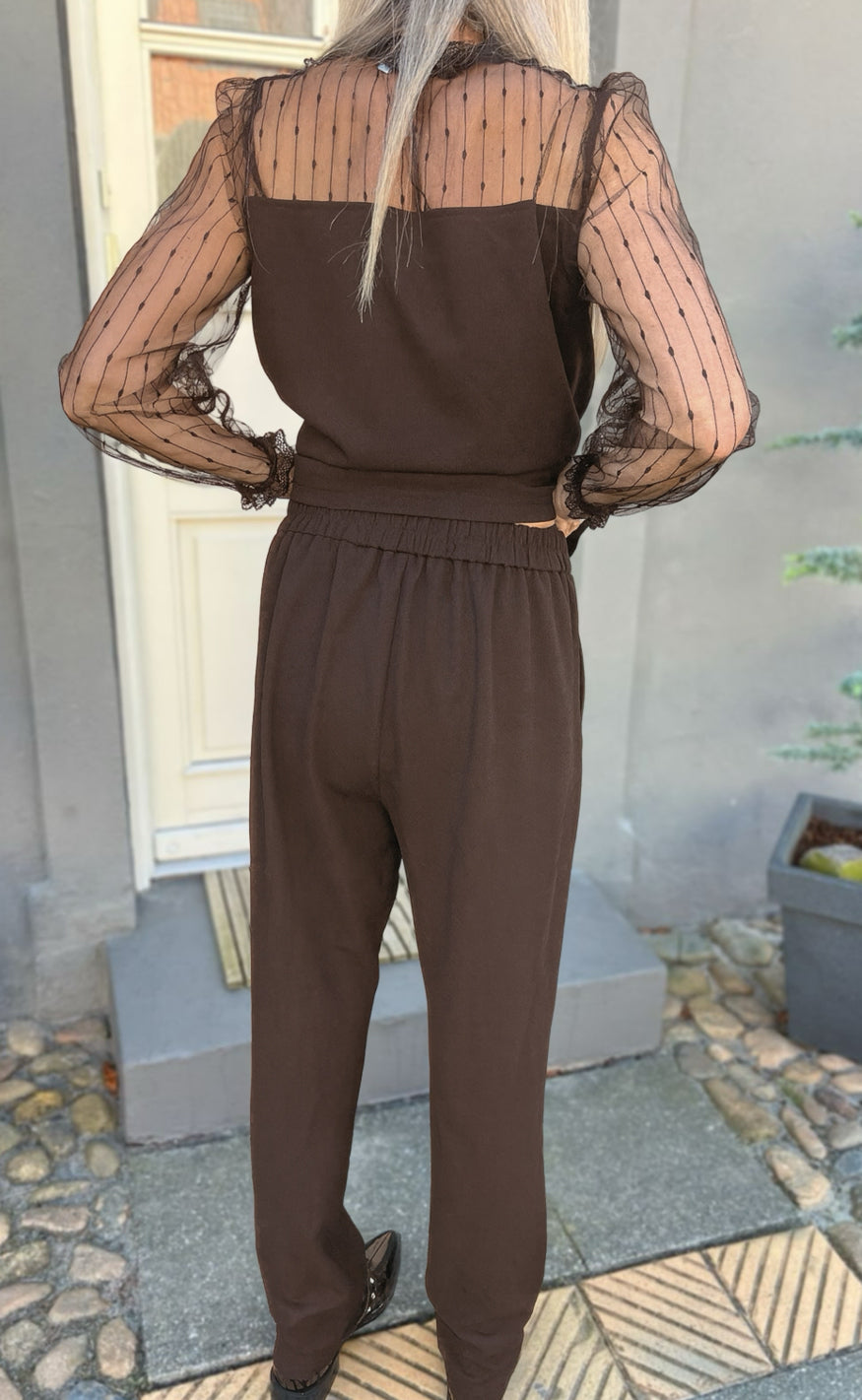 Say INA Copenhagen Jumpsuit / Buksedragt - Trisha - Dark Brown