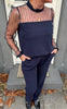 Say INA Copenhagen Jumpsuit / Buksedrakt - Trisha - Navy Blue