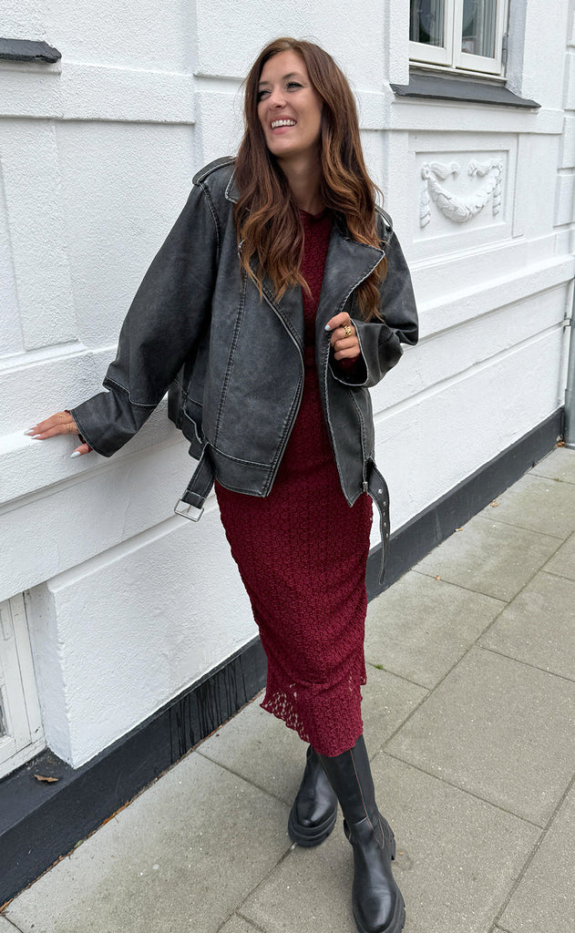 Say INA Copenhagen Kjole - Angelina - Bordeaux Lace