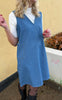 Say INA Copenhagen Kjole - Ania Spencer - Light Blue Denim