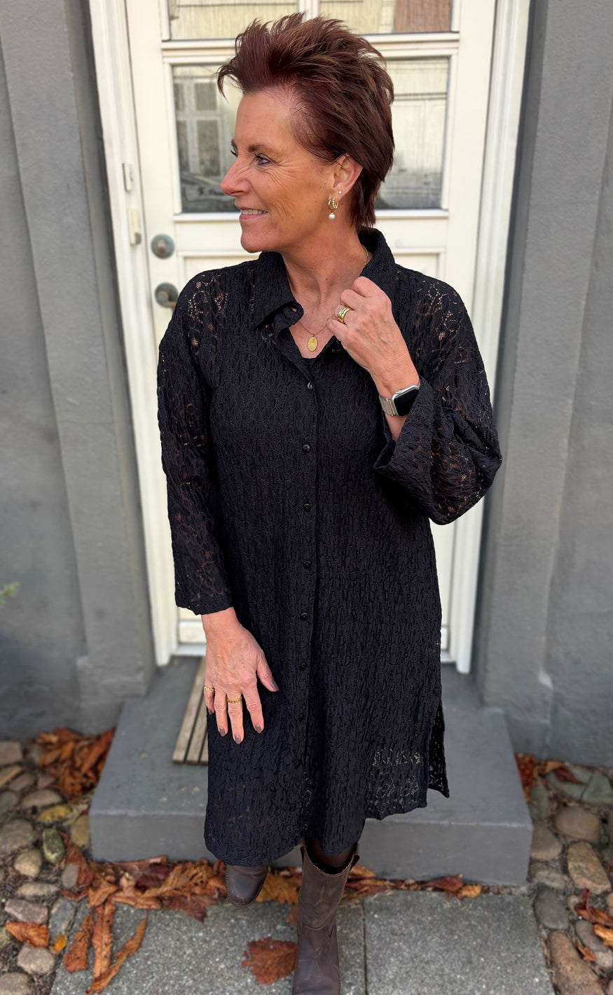 Say INA Copenhagen Kjole - Belle Lace - Black