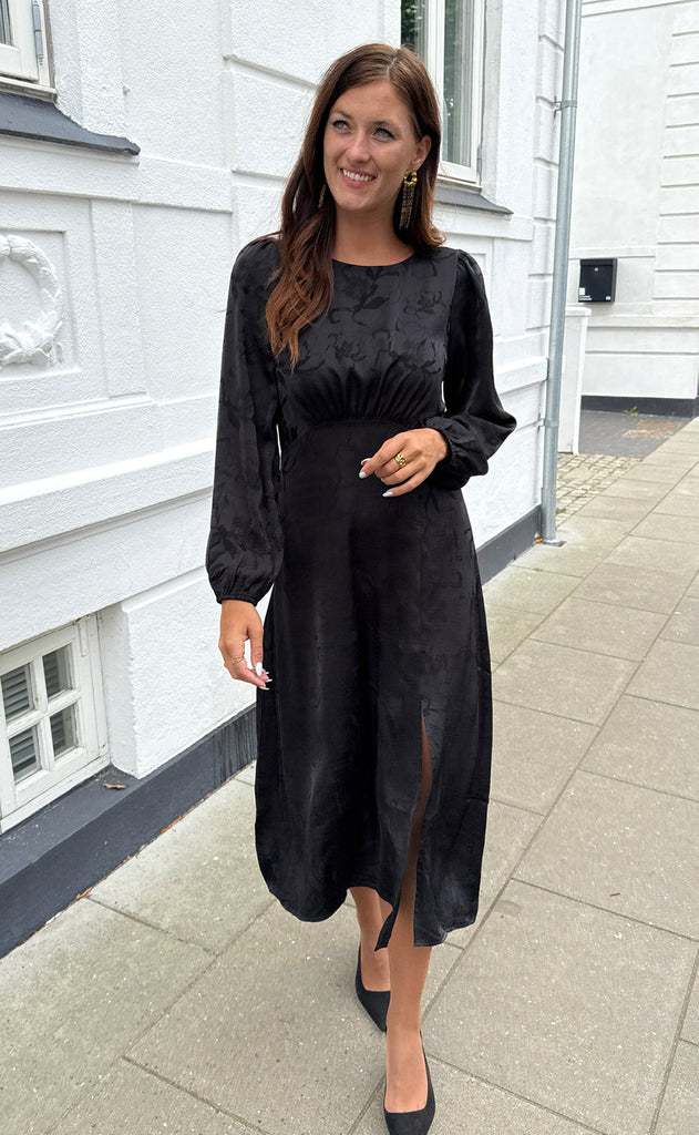 Say INA Copenhagen Kjole - Carolina - Black Flower