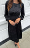 Say INA Copenhagen Kjole - Carolina - Black Flower