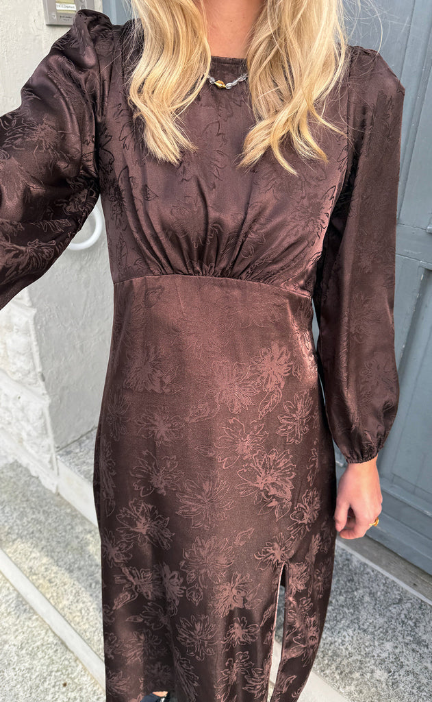 Say INA Copenhagen Kjole - Carolina - Dark Brown