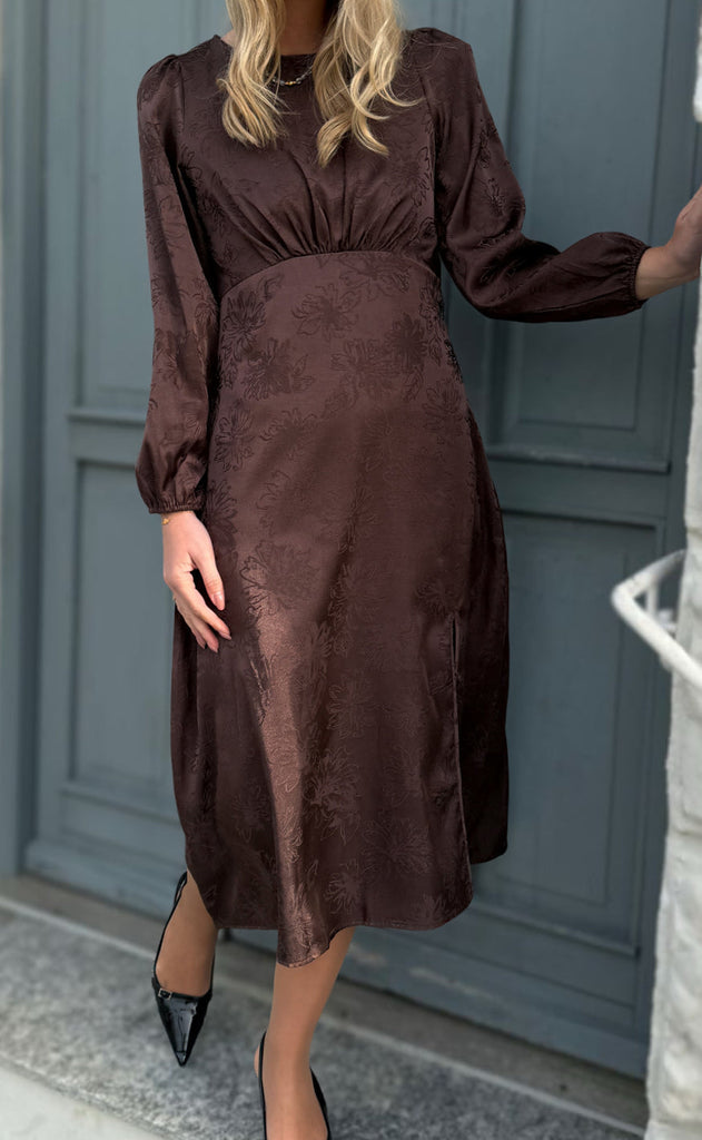 Say INA Copenhagen Kjole - Carolina - Dark Brown