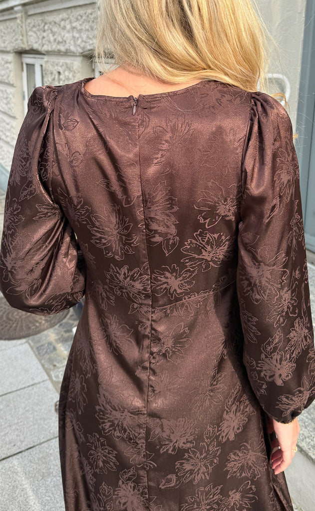 Say INA Copenhagen Kjole - Carolina - Dark Brown