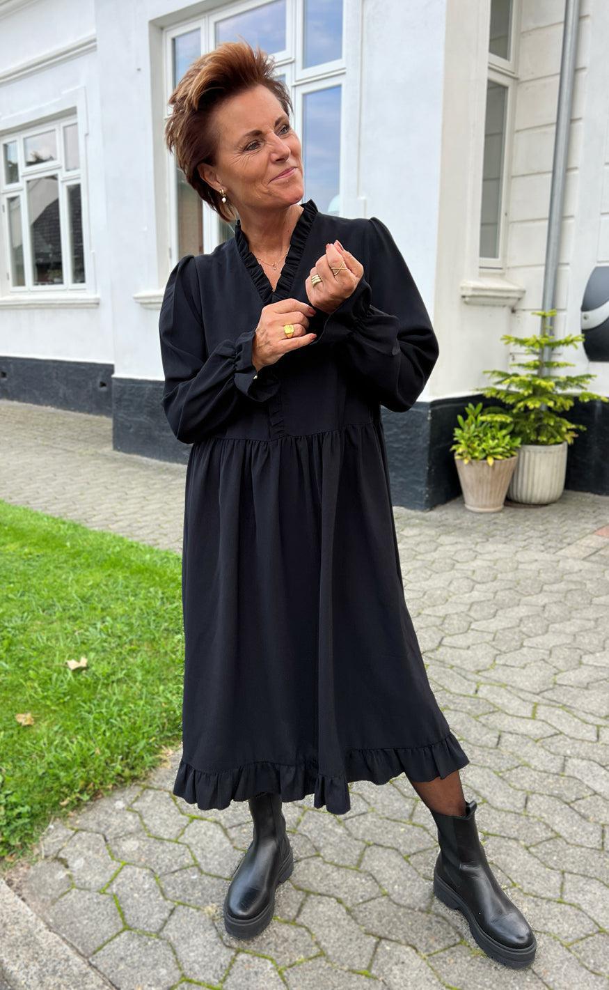 Say INA Copenhagen Kjole - Catja - Black