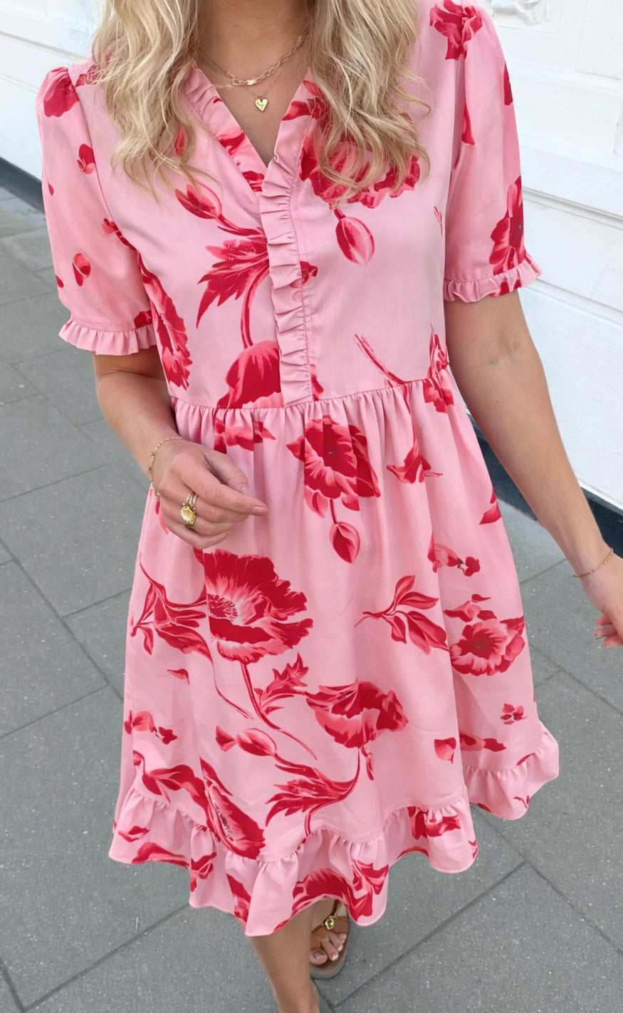 Say INA Copenhagen Kjole - Catja Summer - Rosy Flower