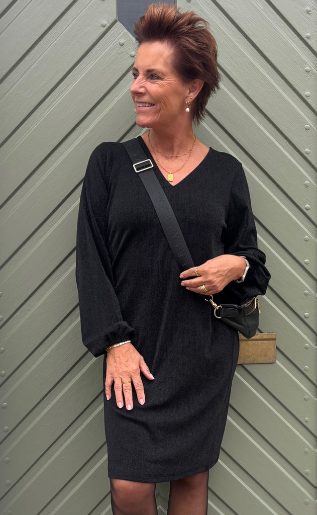 Say INA Copenhagen Kjole - Elina - Black Glitter