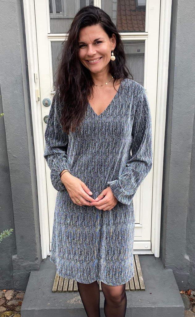 Say INA Copenhagen Kjole - Elina - Silver Glitter