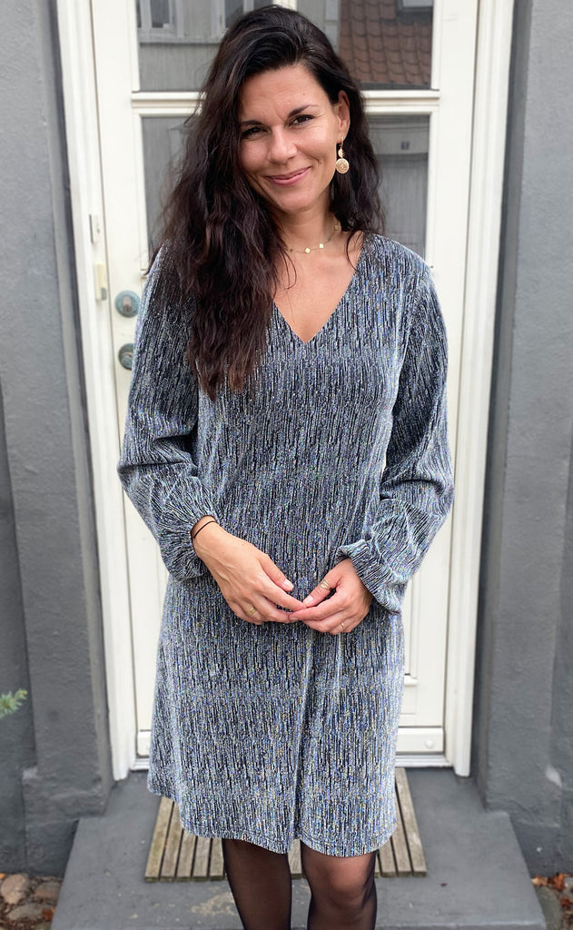 Say INA Copenhagen Kjole - Elina - Silver Glitter