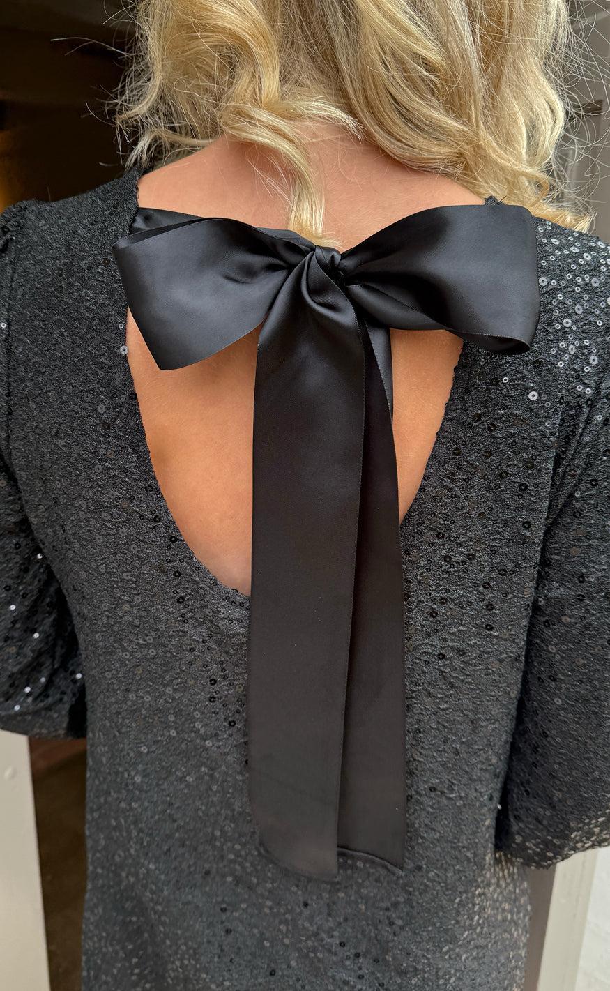Say INA Copenhagen Kjole - Fia Long - Black Sequin