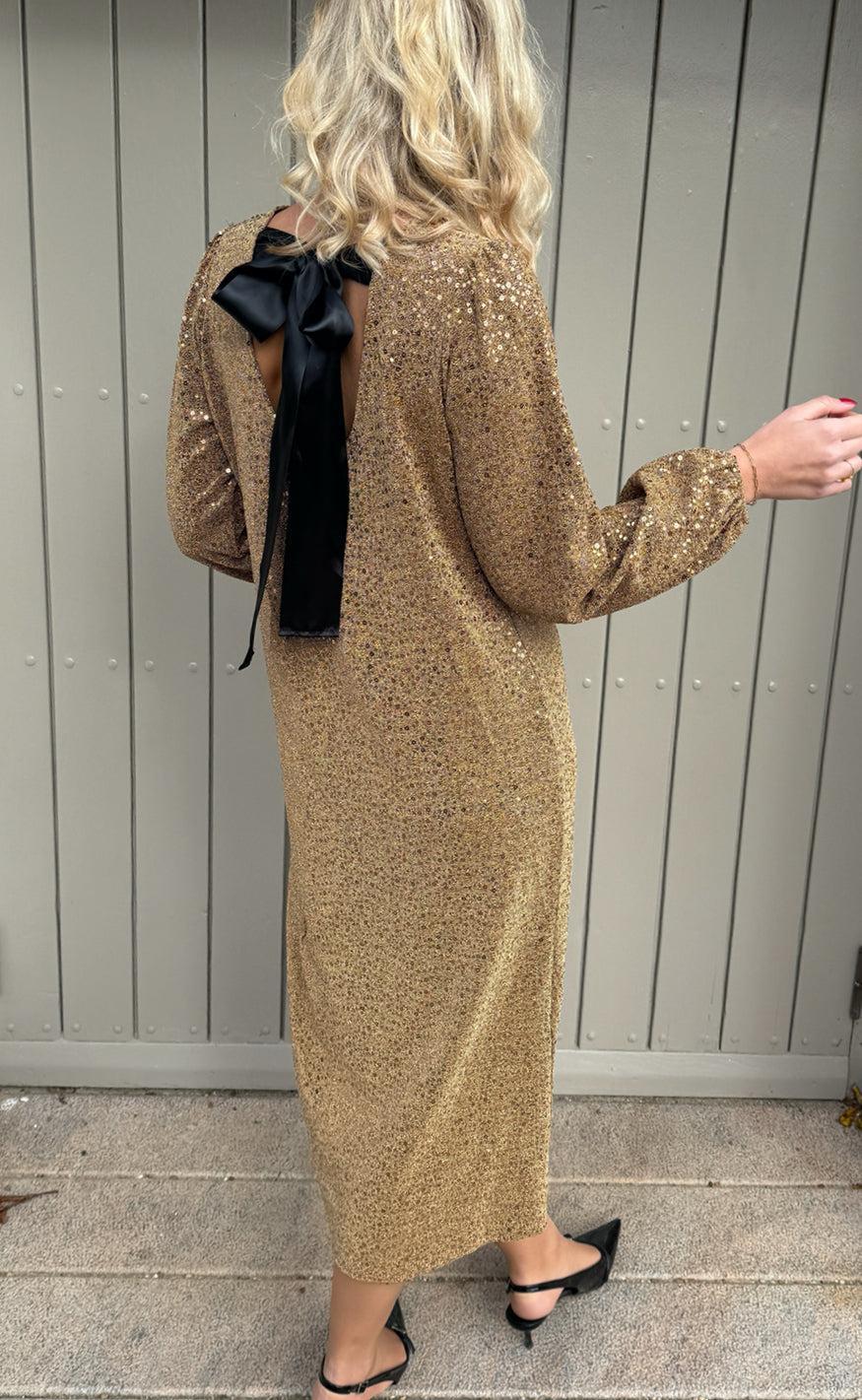Say INA Copenhagen Kjole - Fia Long - Golden