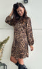 Say INA Copenhagen Kjole - Hazel - Leopard
