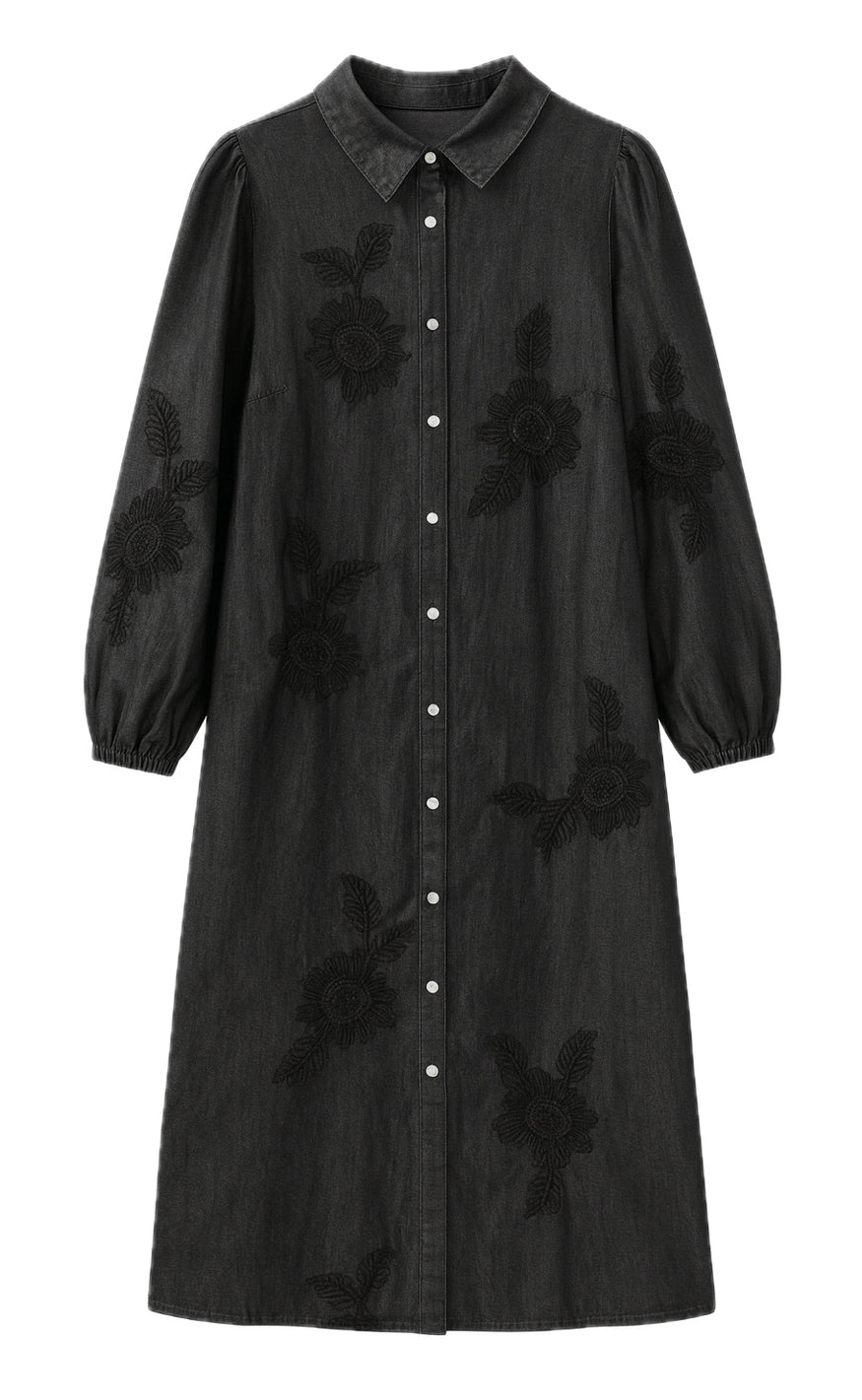 Say INA Copenhagen Kjole - Jessi - Black Denim